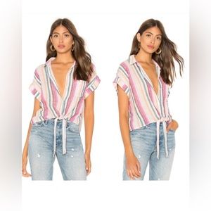 Rails Amelie Button Down in Avila Stripe small, great condition